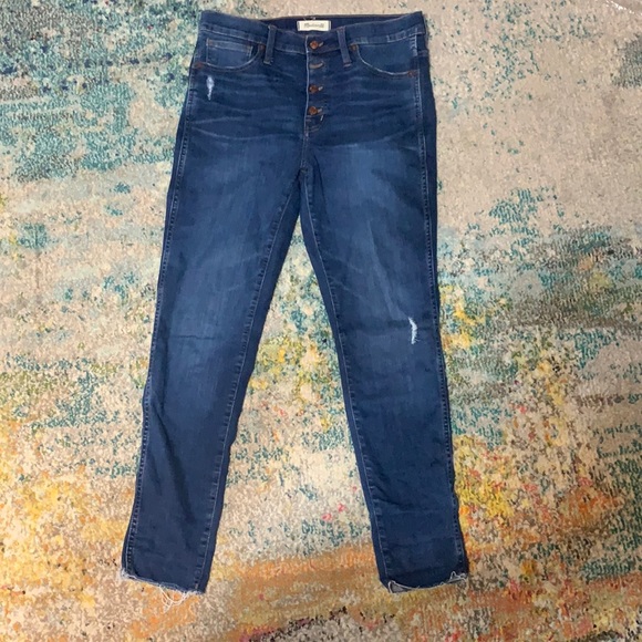 Madewell 10” high rise skinny jeans - Picture 3 of 6